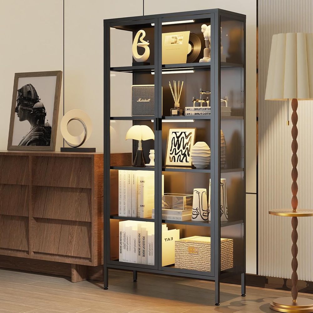 71-Inch Tall Glass Display Cab - Collectible Collection recension och pris