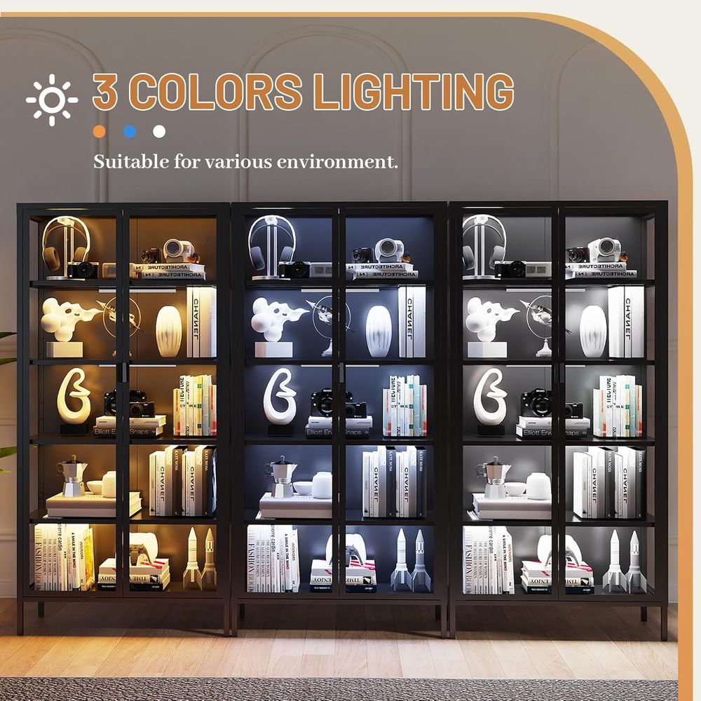 71-Inch Tall Glass Display Cab - Collectible Collection recension och pris