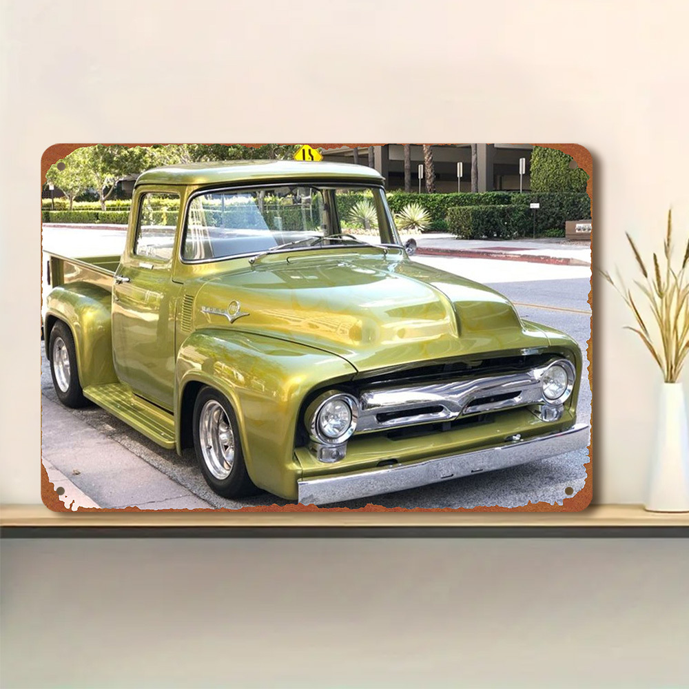 Vintage Green Pickup Truck Alu - Vintage Collectible Trucks recension och pris