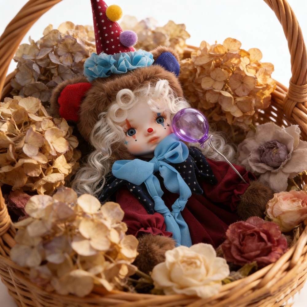 Ceramic Plush Vintage Clown Do - Vintage Collectible And Vintage Dolls recension och pris