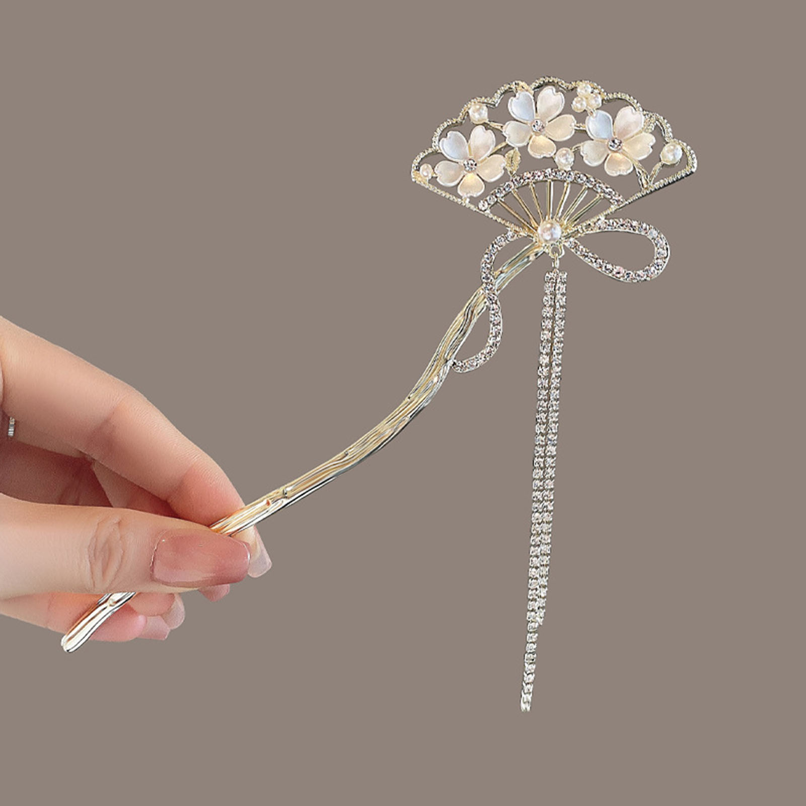 Vintage Flower Fan Shaped Hair - Vintage Collectible Item recension och pris