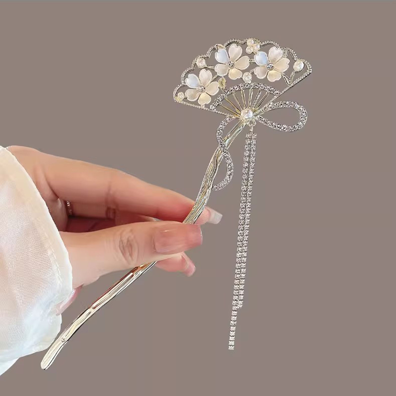 Vintage Flower Fan Shaped Hair - Vintage Collectible Item recension och pris